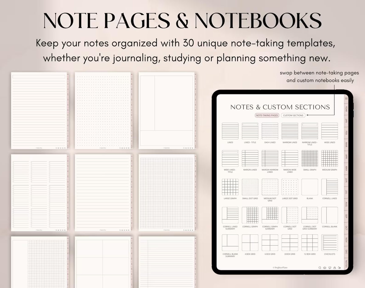 Daylio All-in-One Planner | 705+ Pages & Templates