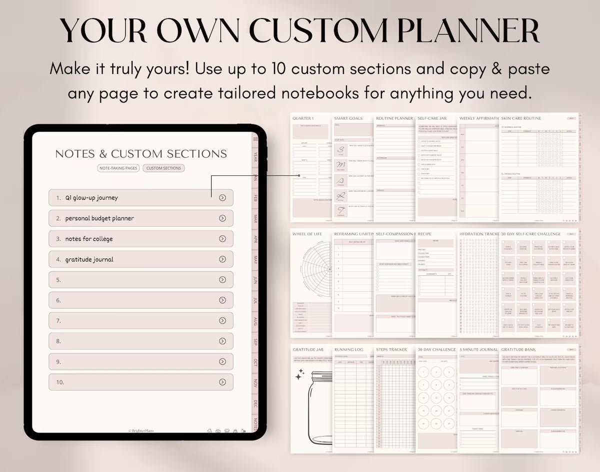 Daylio All-in-One Planner | 705+ Pages & Templates