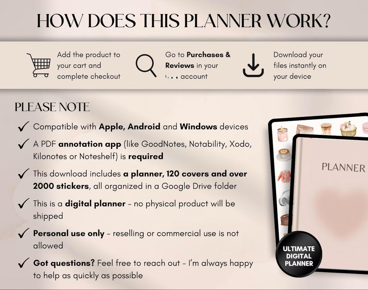 Daylio All-in-One Planner | 705+ Pages & Templates