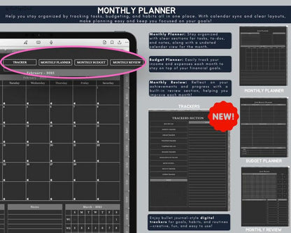 Daylio Digital Planner Dark Mode