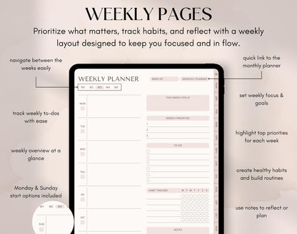 Daylio All-in-One Planner | 705+ Pages & Templates