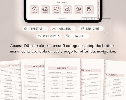 Daylio All-in-One Planner | 705+ Pages & Templates