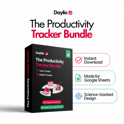 Daylio Productivity Sheets