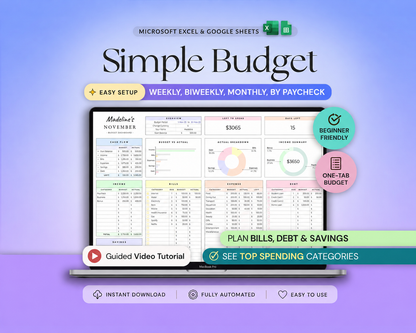 Daylio Simple Budget Planner