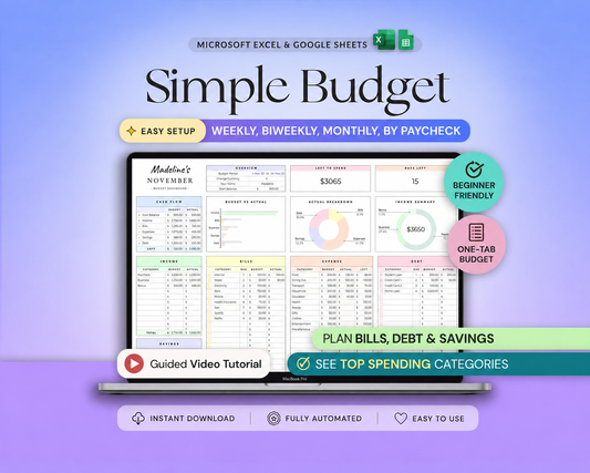 Daylio Simple Budget Planner